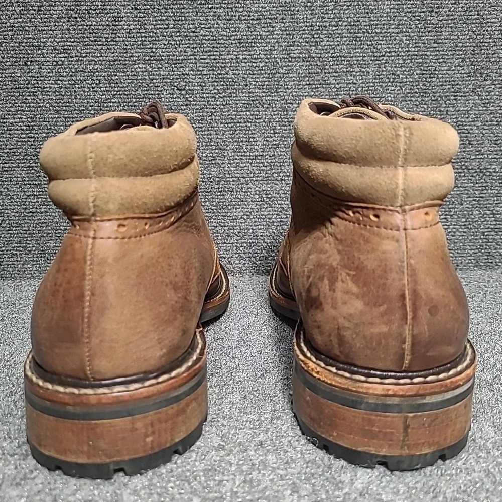Wolverine 1000 Mile Brown Wingtip Boots Men's Size 10.5 D - Picture 4 of 16